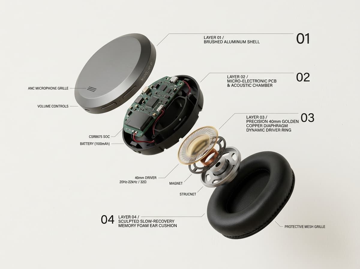 Form 01 exploded acoustic assembly diagram